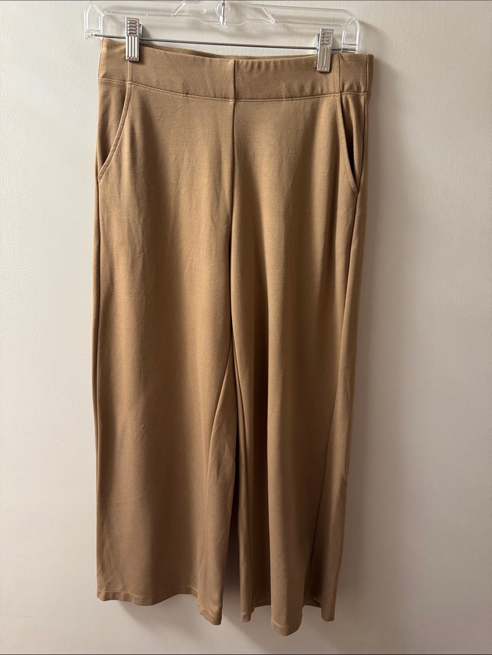 Max Studio Camel Wide-Leg Pull-On Pants